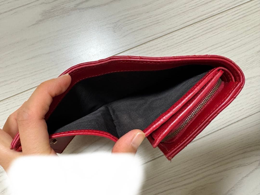GUCCI二つ折り財布 レッド