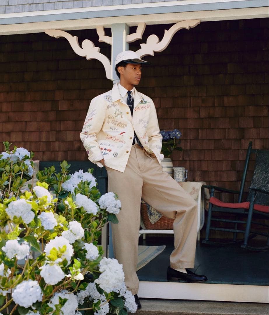 b*n様 ロングビル　キャップ　ラルフローレン　クエーカーマリンサプライ　オイス