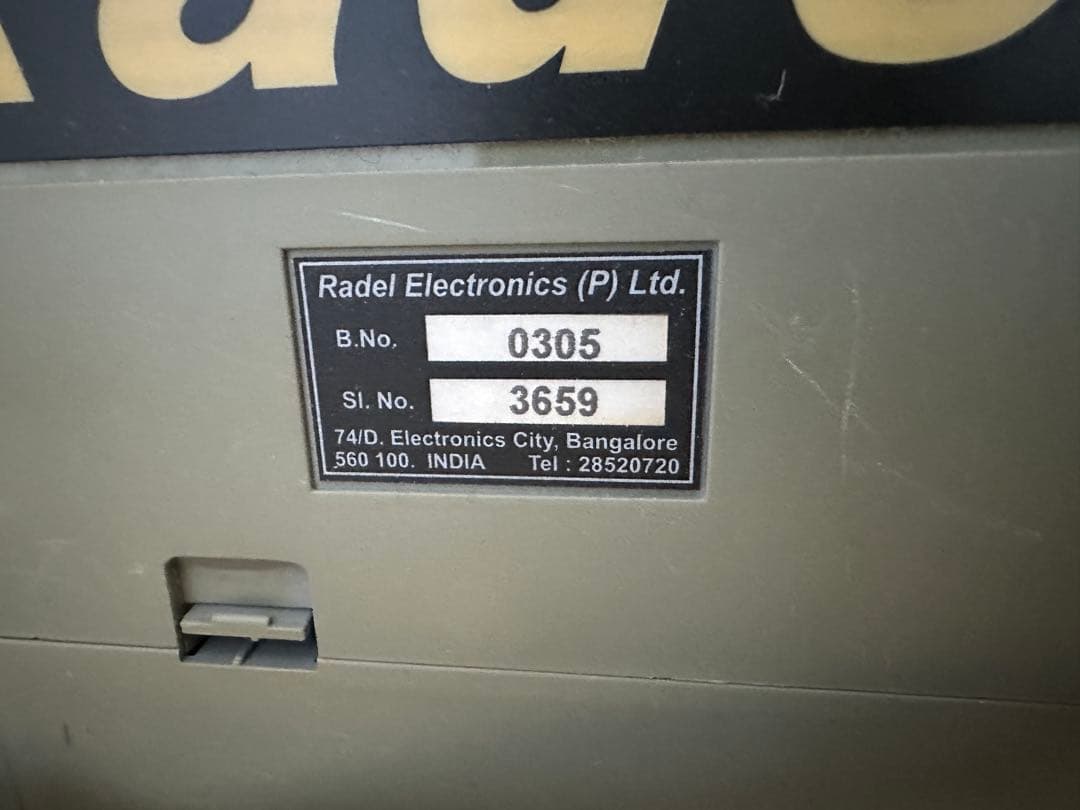 Radel digi 60s エレクトロニックタブラ　インド楽器　シタール