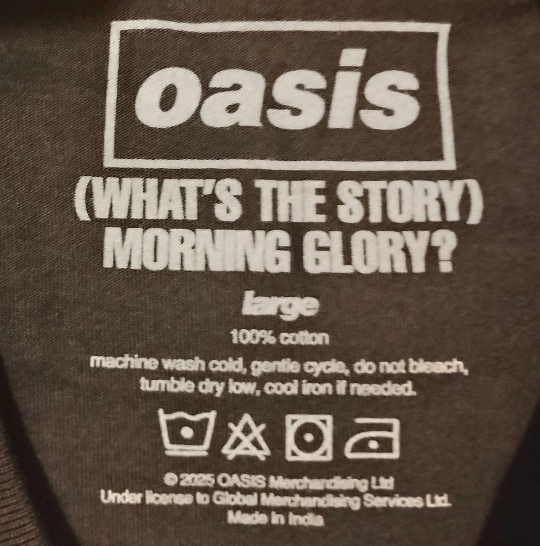 超貴重 オアシス ワンダーウォール 30周年記念 90分間限定販売 Tシャツ L