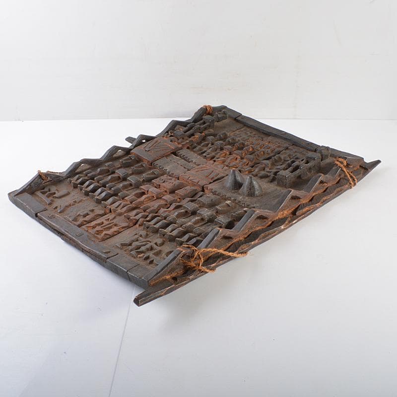 アフリカン プリミティブアート　木彫　扉　壁飾り　ドゴン族　M　R5935B