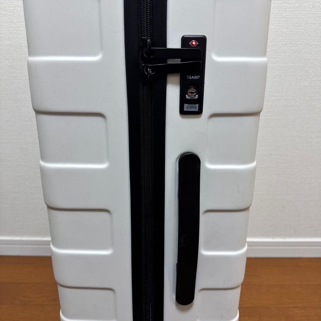【正規保証あり】無印良品 ハードキャリーケース（スーツケース）75Lホワイト