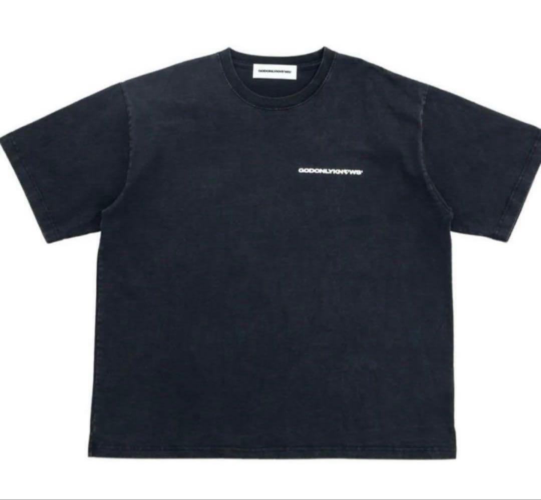 Mサイズ GOD ONLY KNOWS ANGEL Tシャツ ブラック 岩田剛典