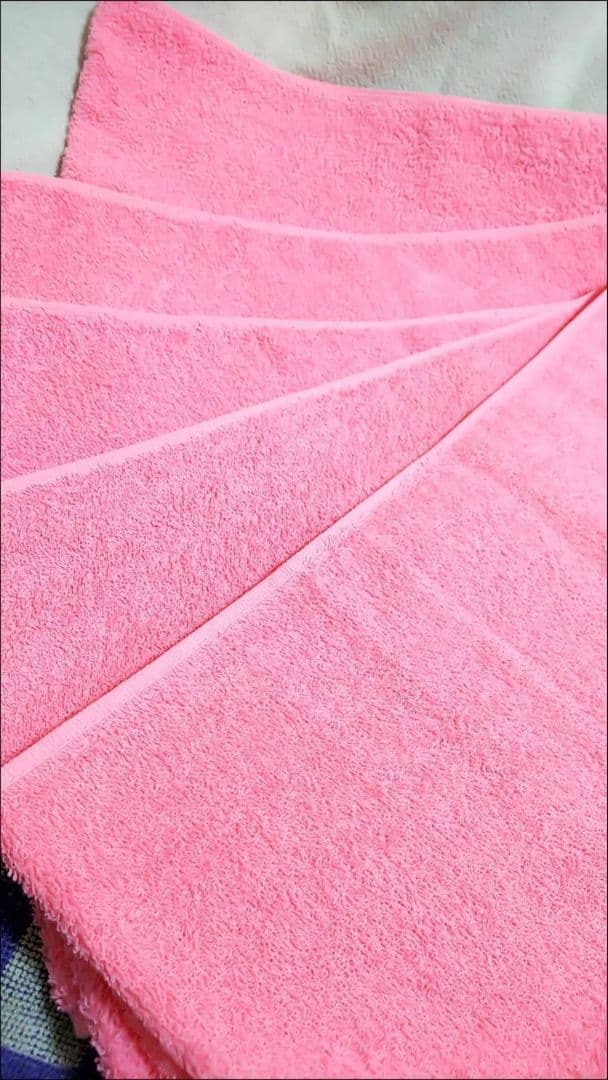 24枚組 新品泉州タオル 高級綿糸コーマコットンフェイスタオル【ピンク】