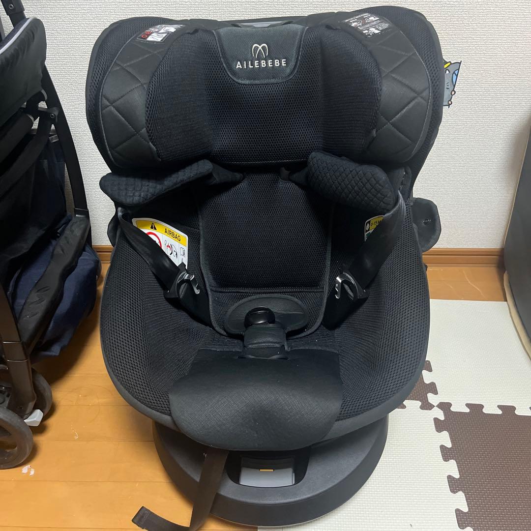エールベベ　チャイルドシート　クルットRザ・ファースト2 パールブラック