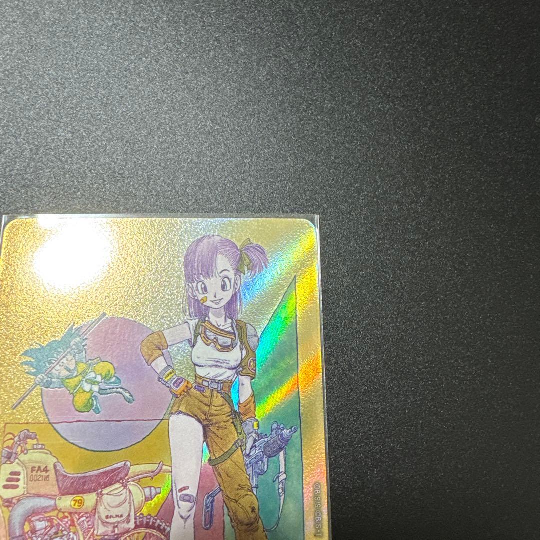 【美品】ドラゴンボールマンガブースター02 エナジーマーカーE-73 金 ブルマ