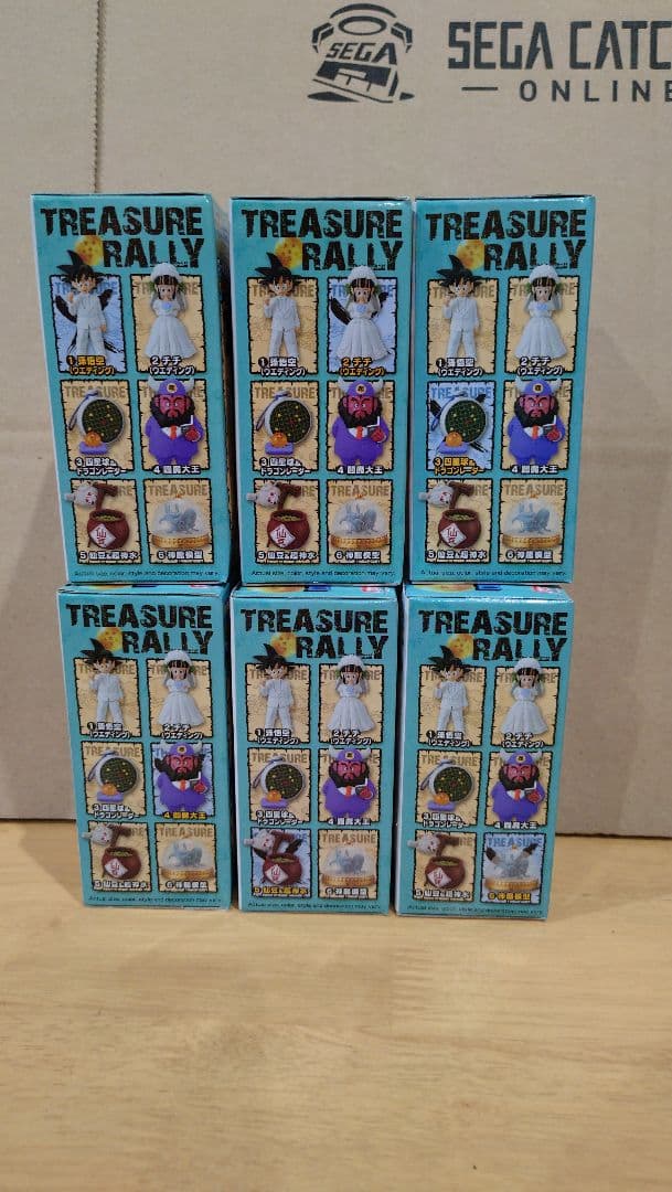 WCF トレジャーラリー 1 海外正規品 6点セット ドラゴンボール ワーコレ
