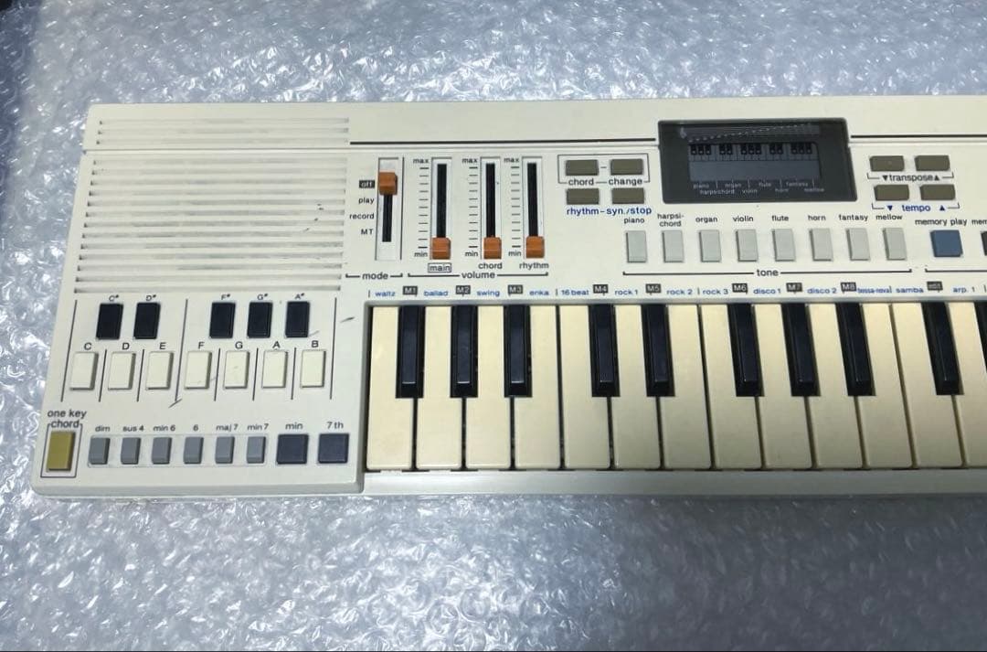 Casio PT-30☆セミアナログ式シンセサイザー☆1983年☆昭和レトロ☆