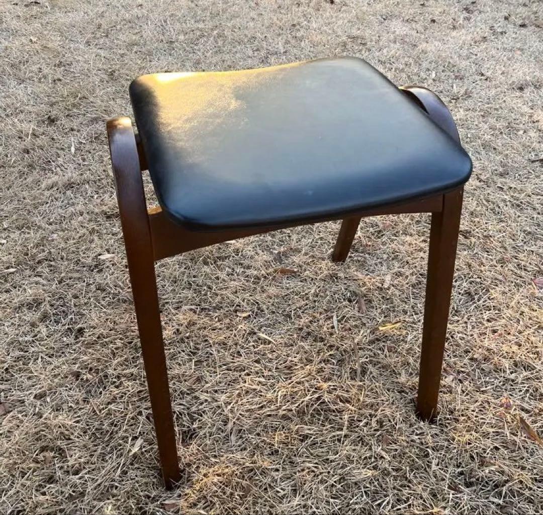 美品 秋田木工 スタッキング スツール チェア 椅子 曲木