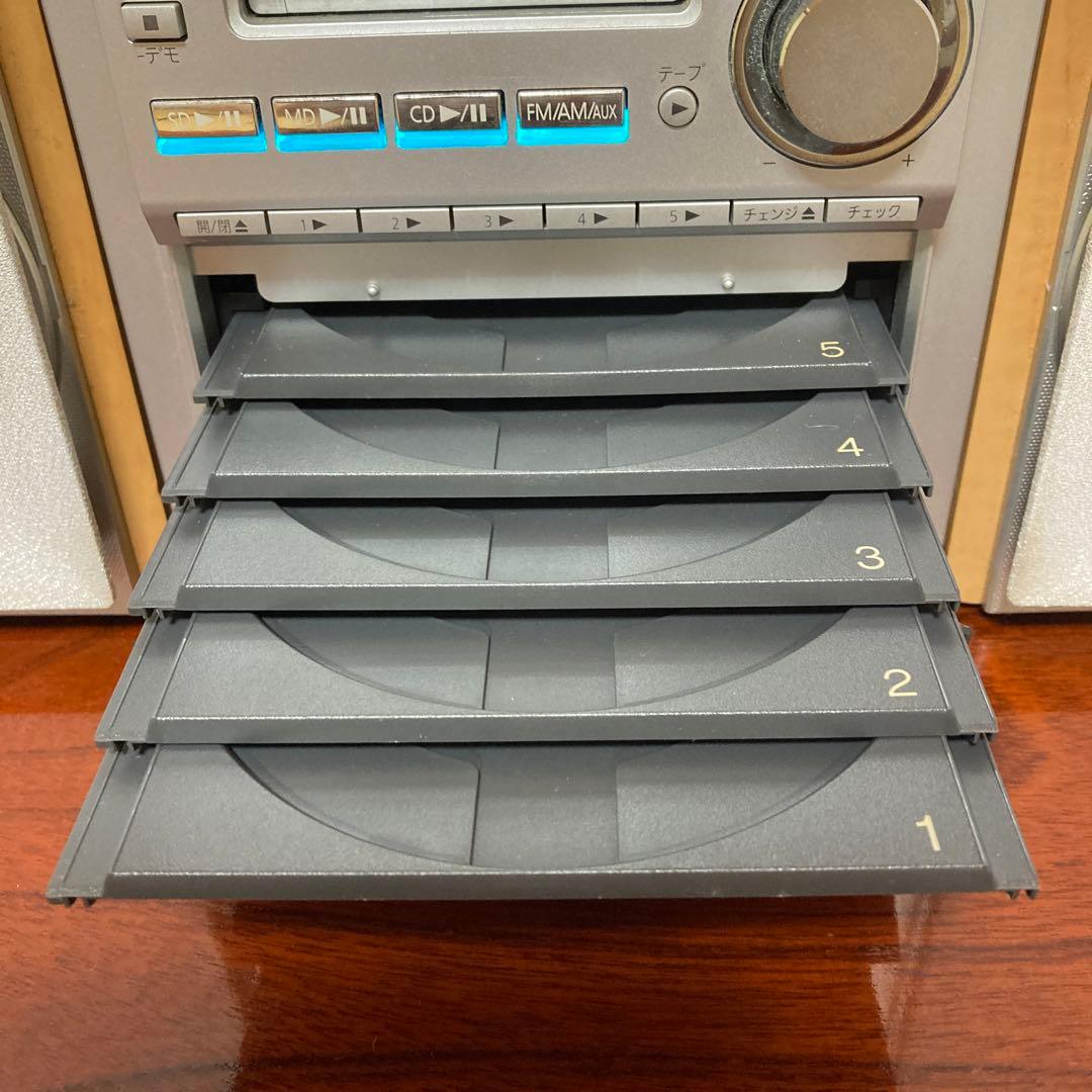 Panasonic SA-PM730SD CDチェンジャー付きMDコンポ