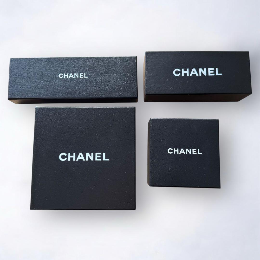 CHANEL 空箱 ギフトボックス セット 4個セット 付属品あり ブラック