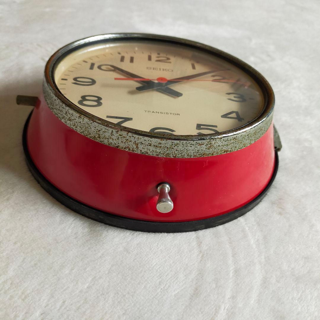 ●動作品　SEIKO　ヴィンテージ　船舶時計　掛時計　昭和レトロ