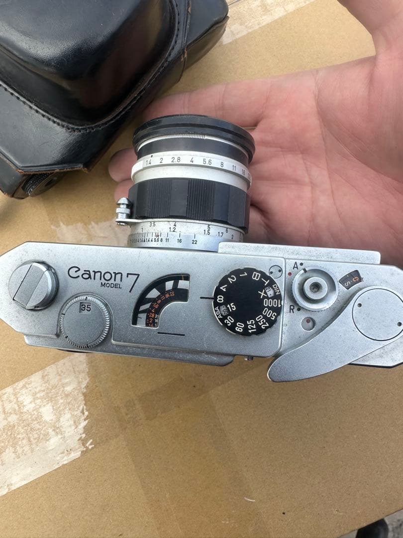 Canon 7 フィルムカメラ 50mm f/1.4レンズ付き