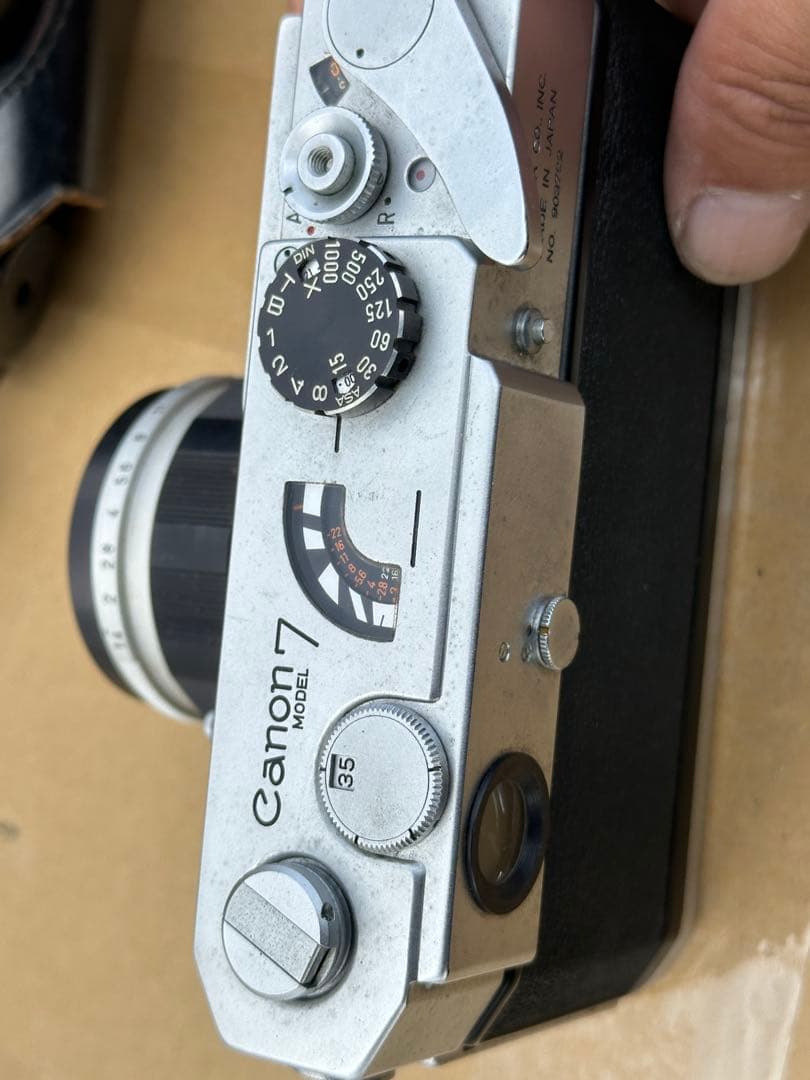 Canon 7 フィルムカメラ 50mm f/1.4レンズ付き