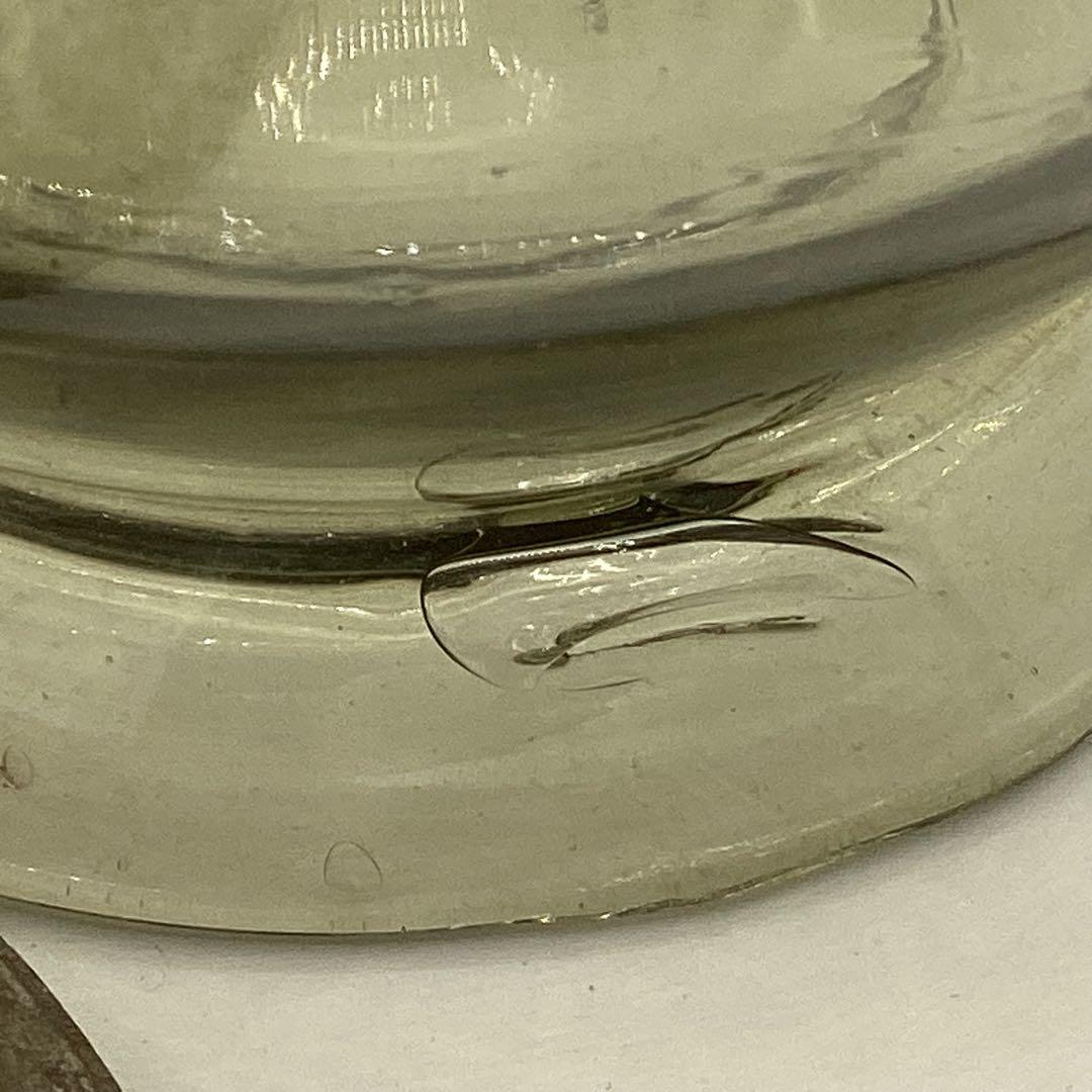 (美品◎送料込)地球瓶 菓子瓶 菓子びん ガラス 昭和レトロ アンティーク②