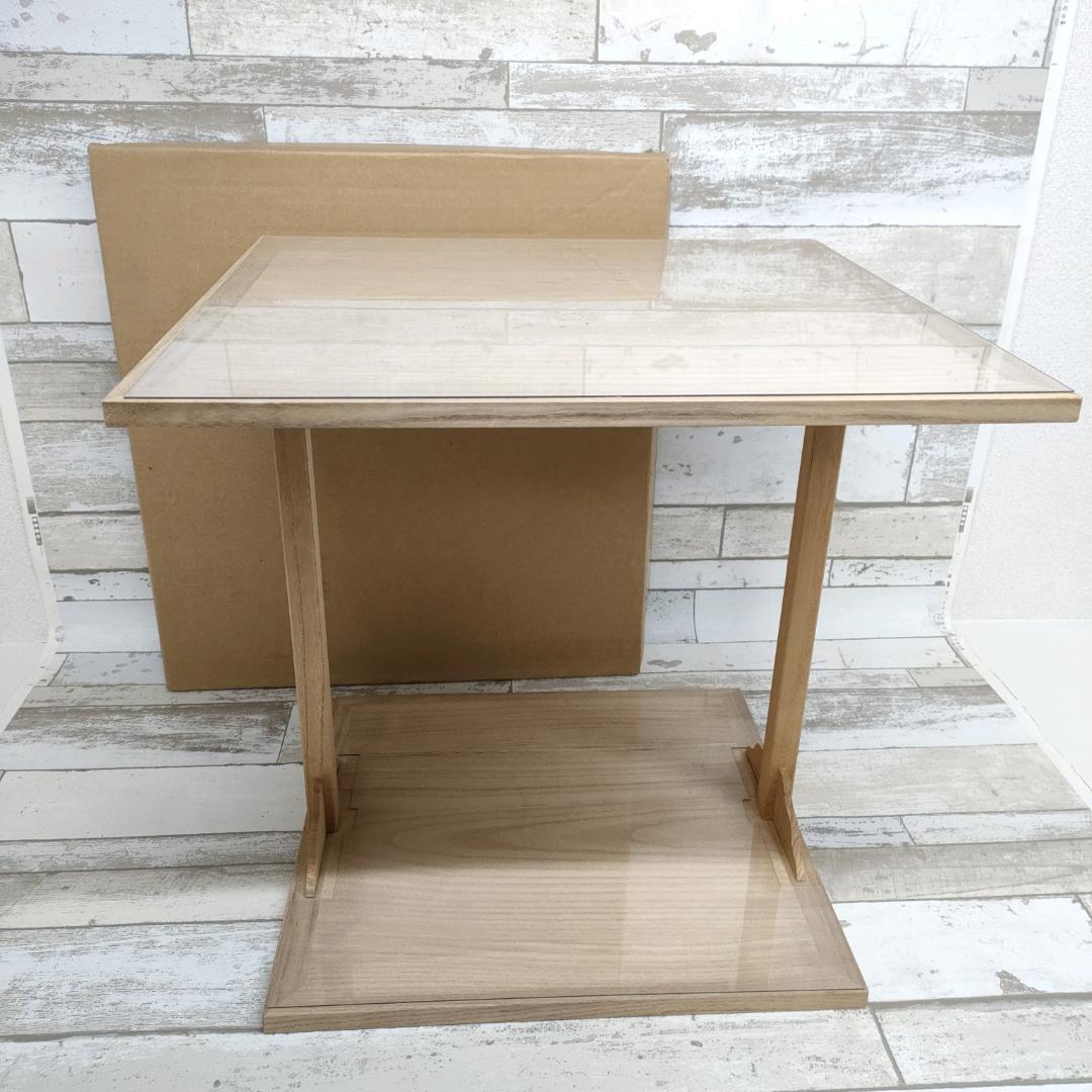 K86 茶道具 四方棚 利休好写 幸斎 組立 桐木地 タナピタット付