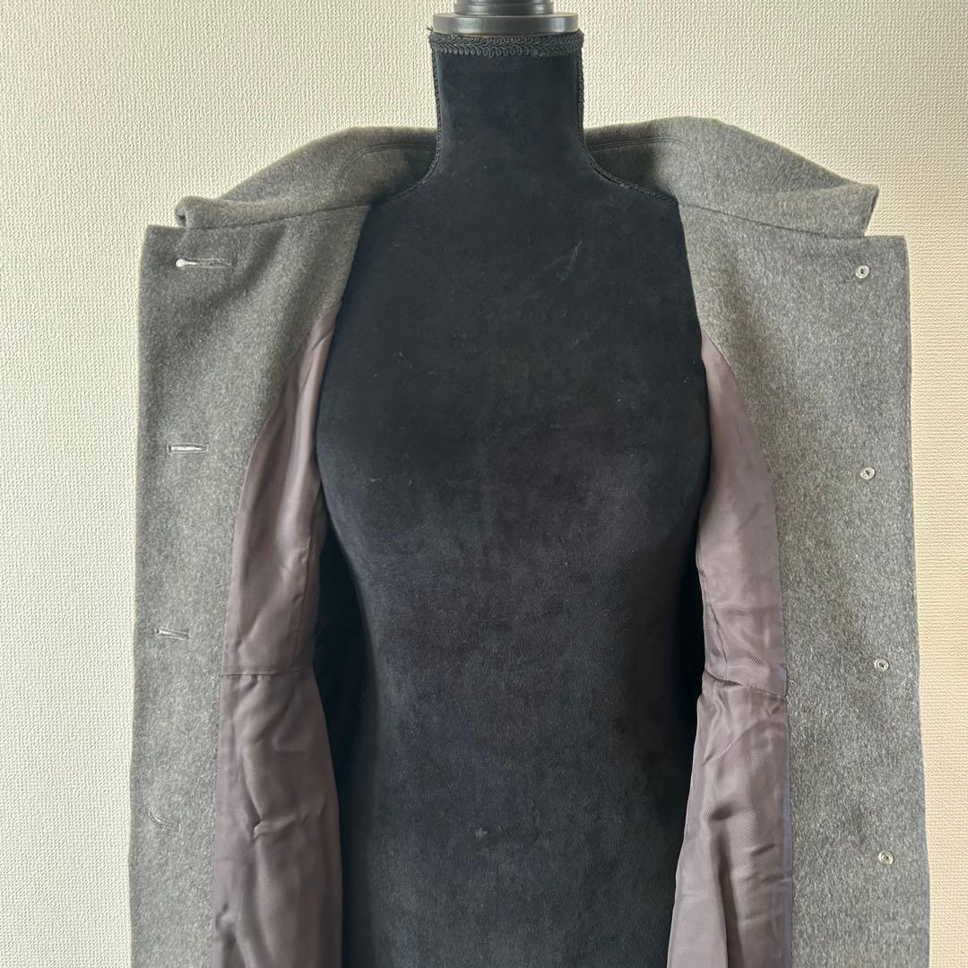 Mignon Rêve ピュアカシミヤ100% コート グレー Aライン 11号