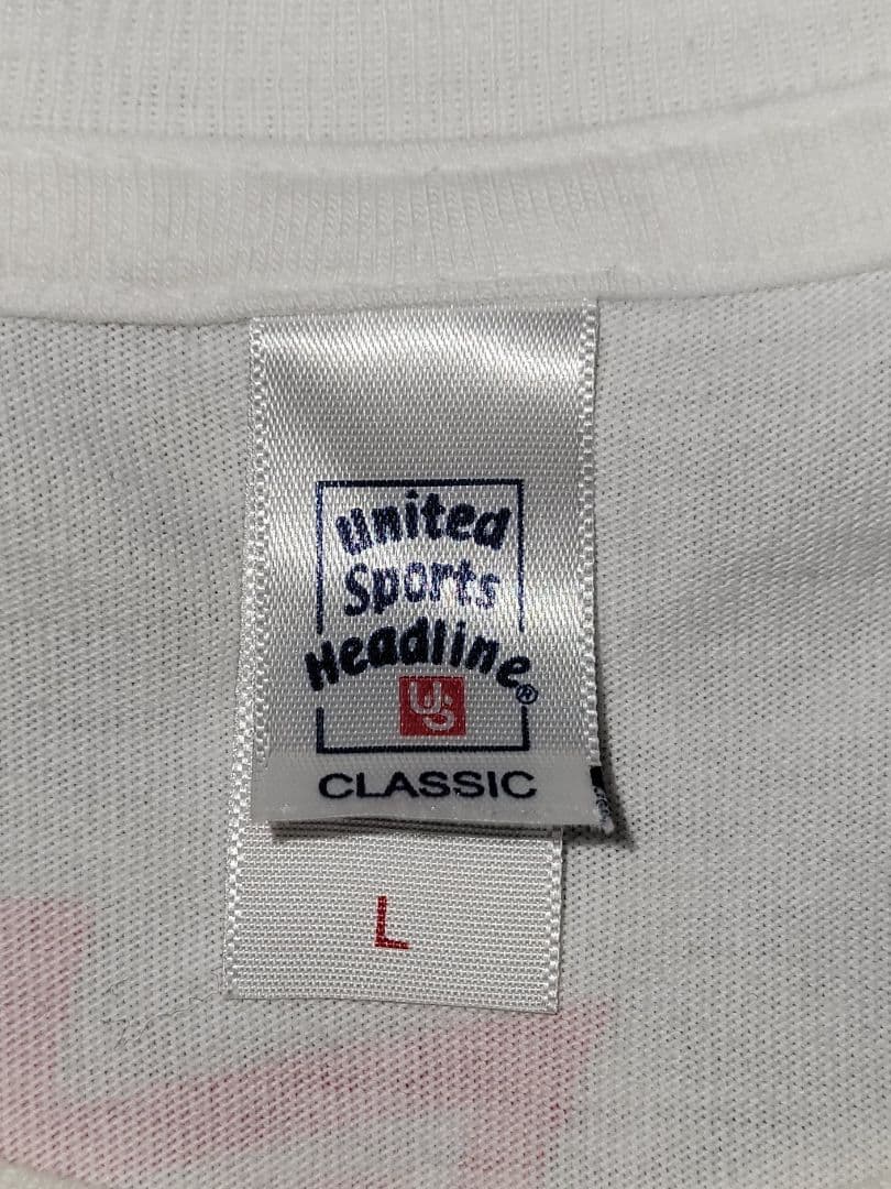 マキシマムザホルモン　メタルポーズＴシャツ(白x青) (黒)　L