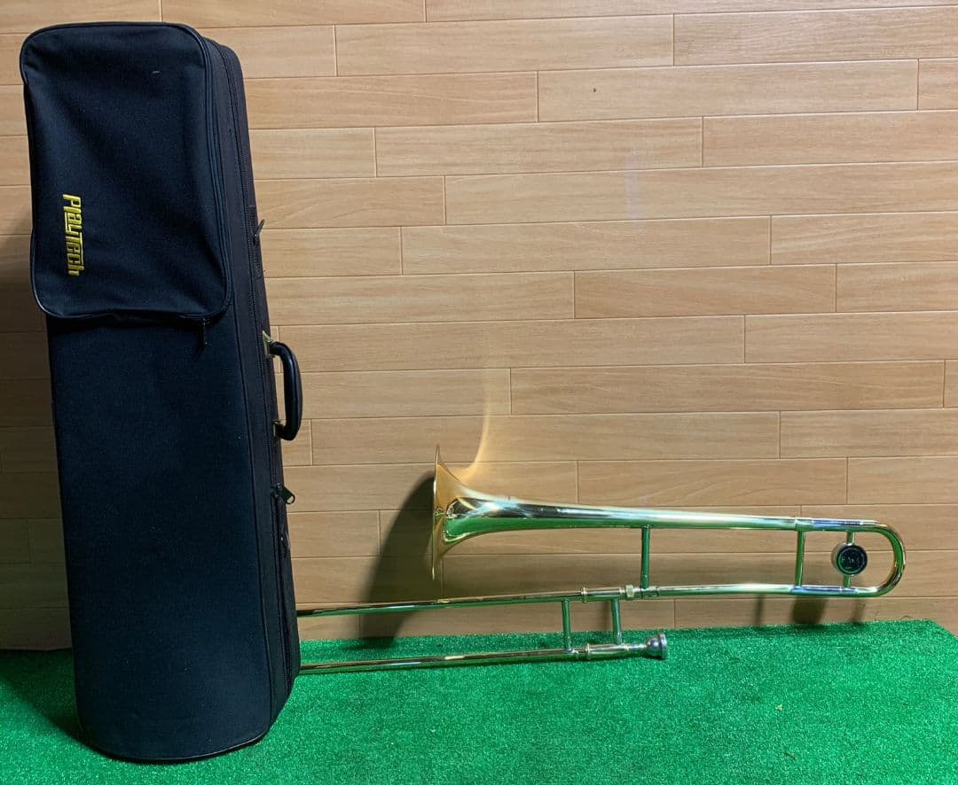 playtechトロンボーンとPyle製ケースYSL-354中古品