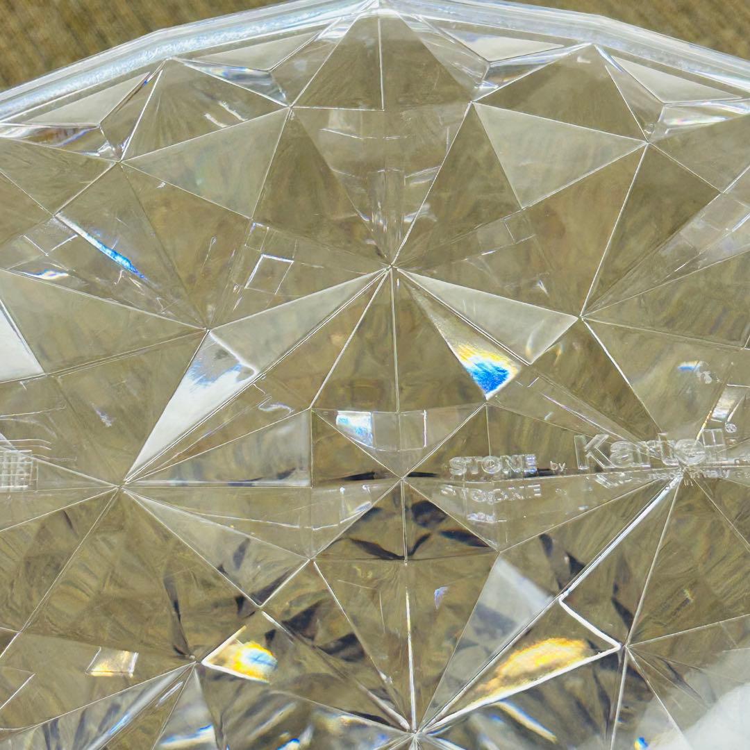 【良好】Kartell カルテル STONE ストーン スツール クリスタル①