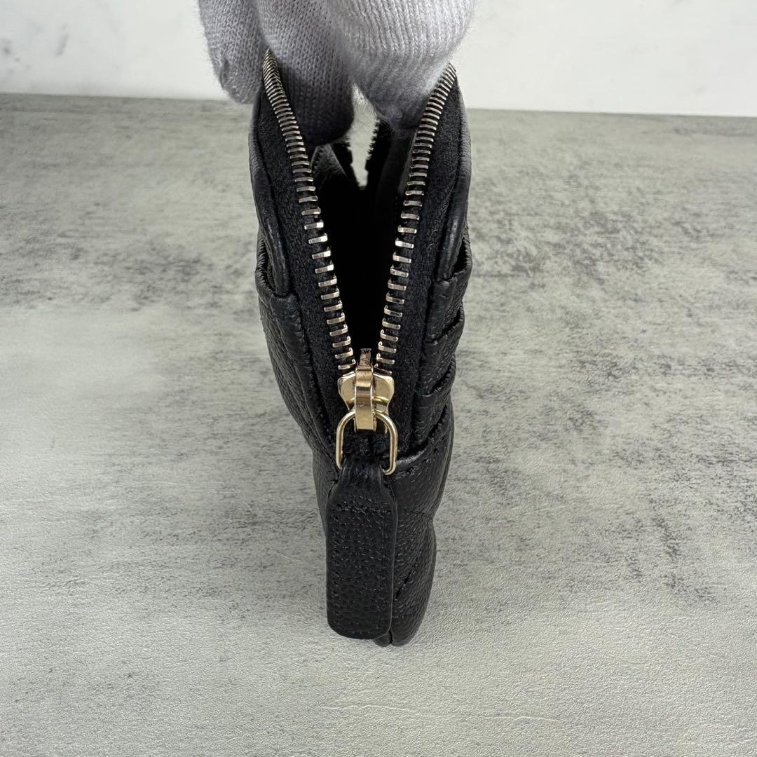 CHANEL キャビアスキン　マトラッセ　ケース　フラグメントケース