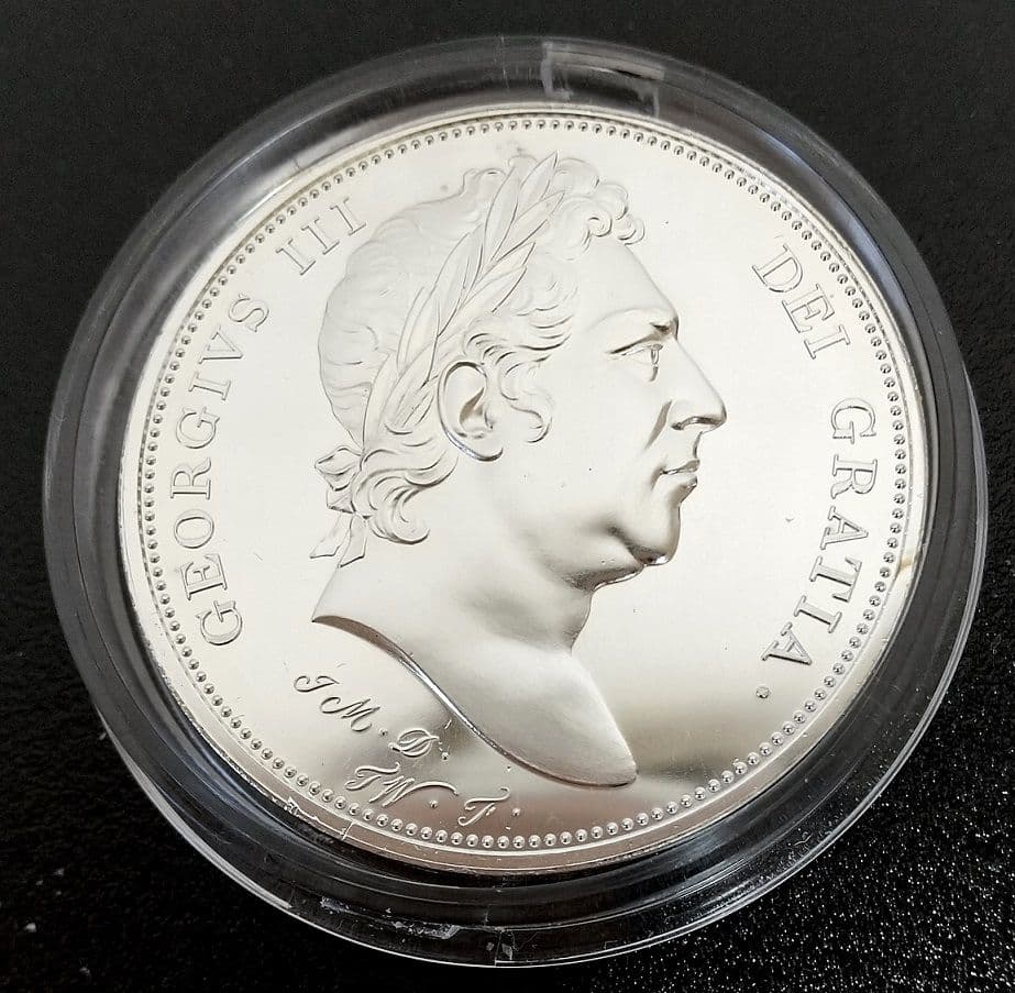 希少 スリーグレイセス ジョージ3世 ピエフォー 銀メッキ  メダル