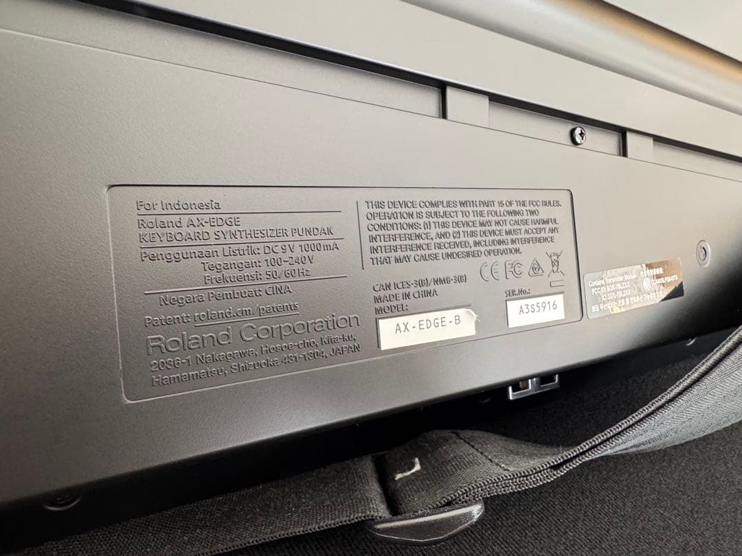 【taka taka】Roland AX-Edge ケース・スタンド付き