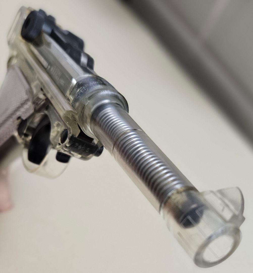 タナカ　LUGER P08 4インチモデル　スケルトン仕様マガジン新品