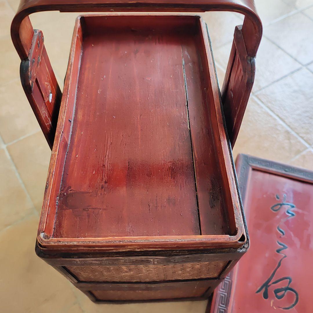 提藍（ていらん）　伝統的な日本の茶箱