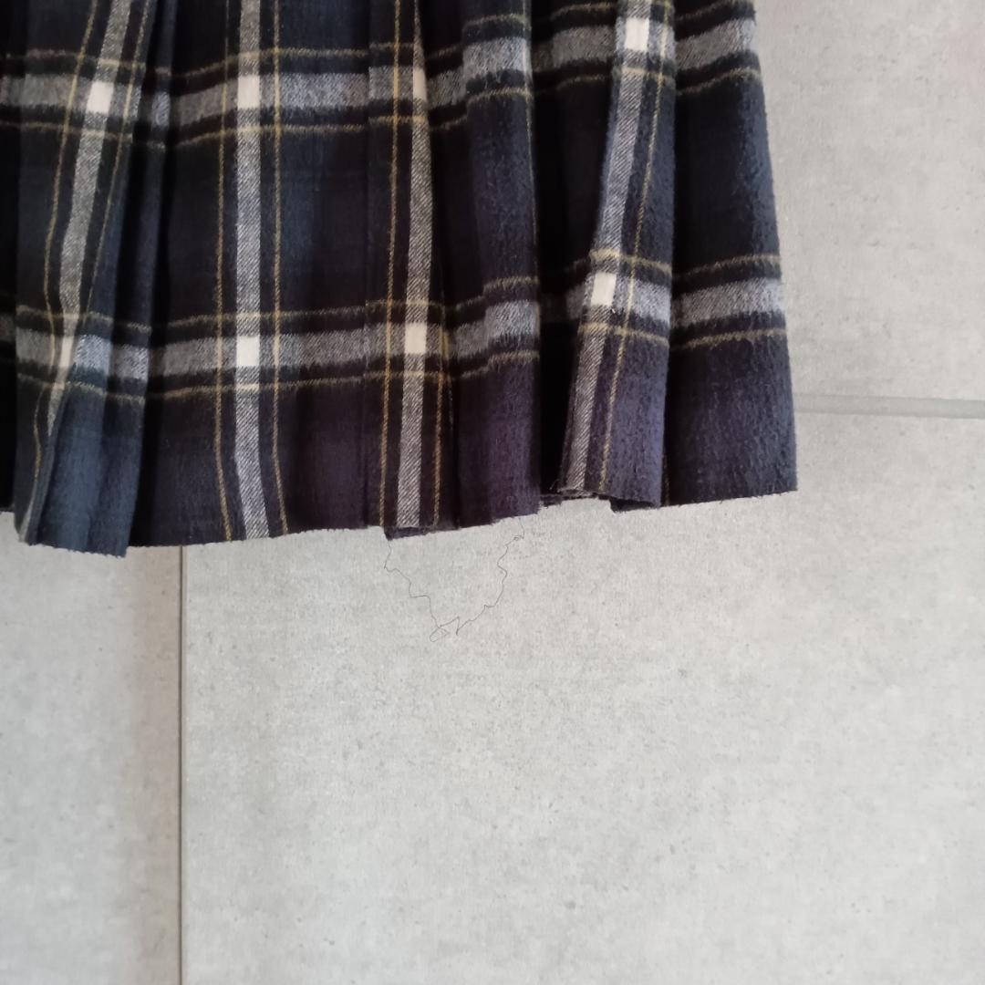 sacai luck サカイ プリーツ チェックスカート　日本製 X4184