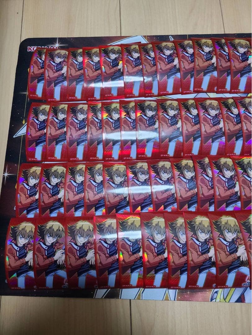 【傷みあり】遊戯王 遊城十代 スリーブ 76枚④