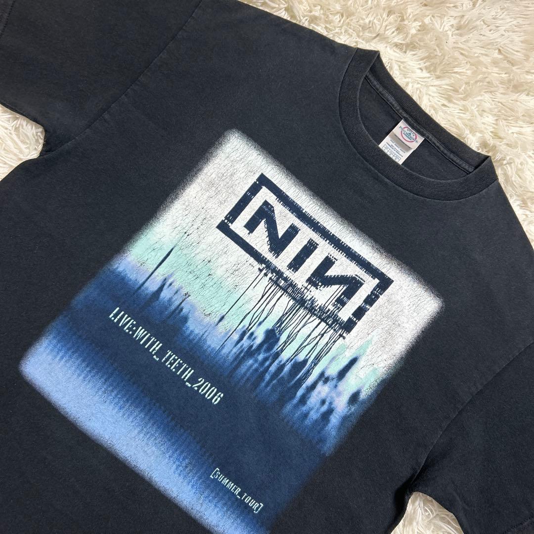 00s NINE INCH NAILS with teeth Tシャツ L