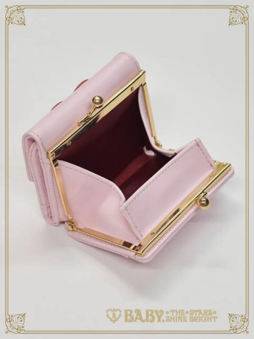 「送料込み」BABY, THE 三つ折り財布 ピンク
