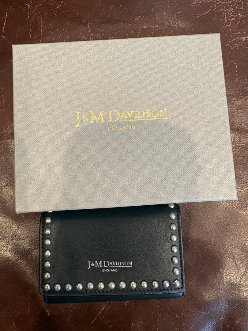 J&M DAVIDSON スタッズ　ミニ財布