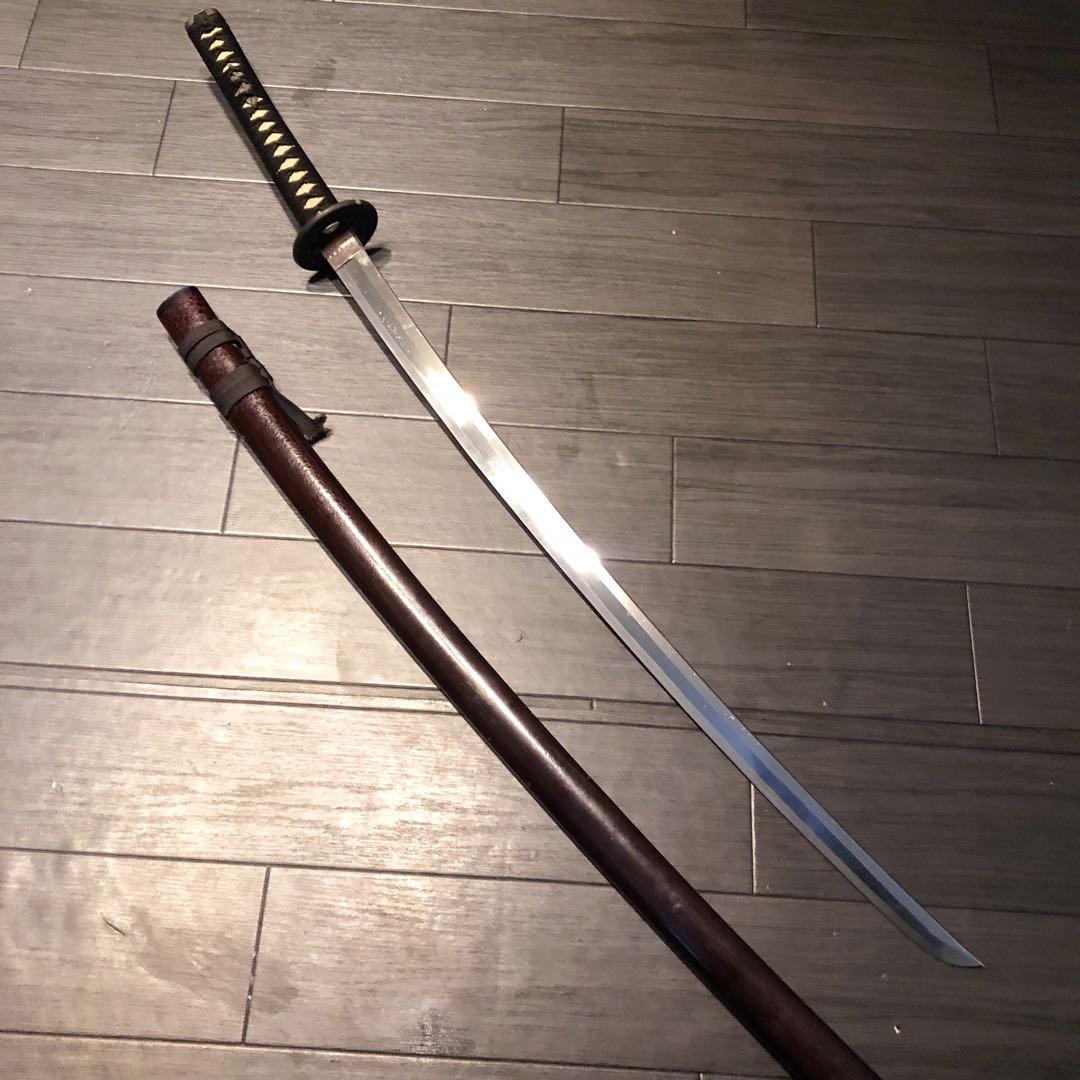 高級模造刀　高級居合刀　研波刃　合金　本格