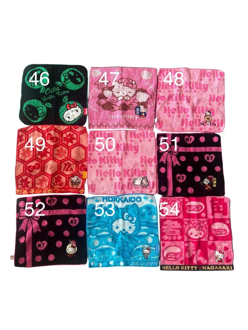 ハローキティ ハンカチ　まとめ売り　84点　バラ売り可