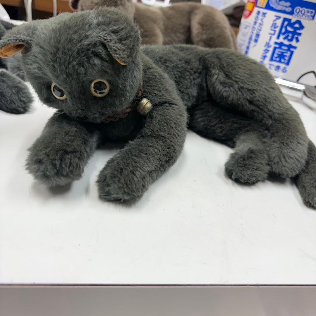 寺222 希少 ビンテージ 日本製 童心 猫 ねこ ぬいぐるみ レトロ