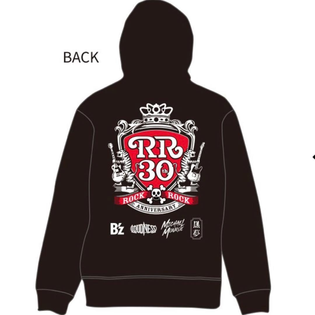 Rock Beyond 30th ジップフーディ　L パーカー　B'z 黒夢