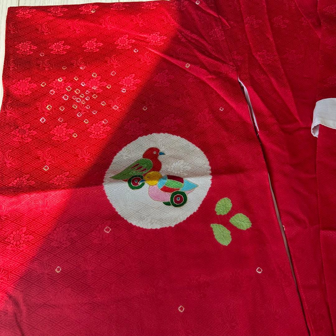 子供　着物　七五三 3歳　ピンク　美品