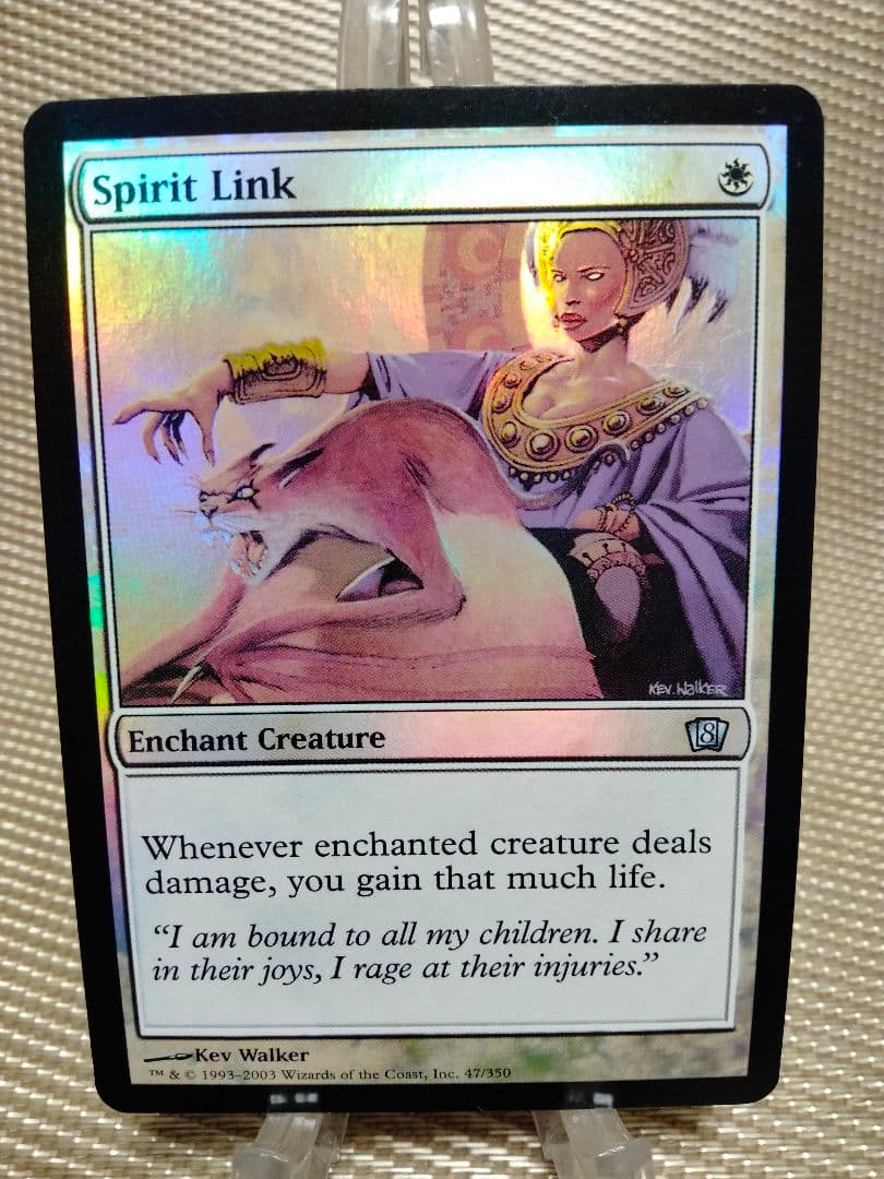 【ご確認用】第8版 foil 魂の絆 英語 1枚　MTG