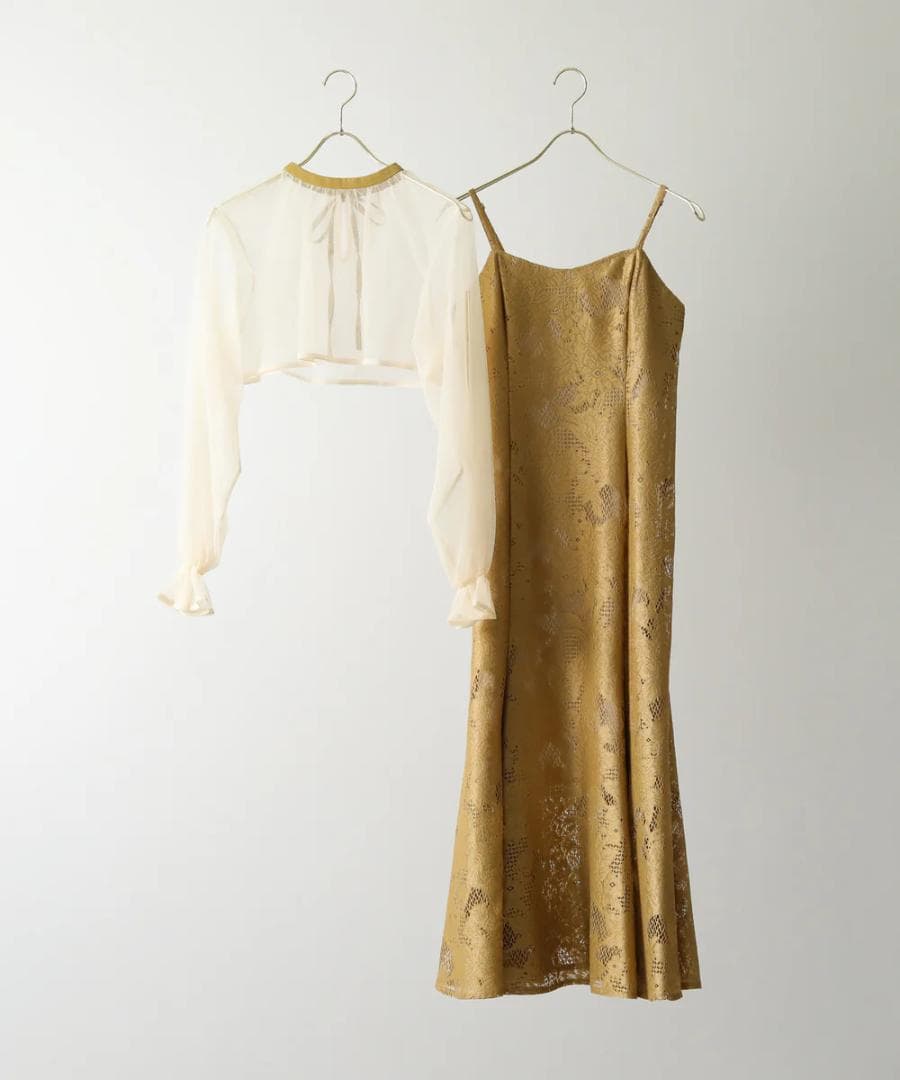 美品 kana カナ チュールボレロセット 結婚式 パーティー L大きいゆったり