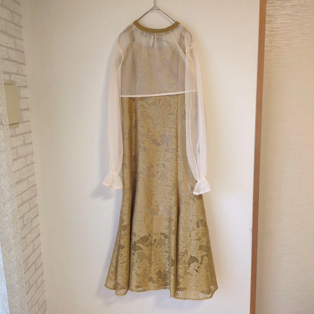 美品 kana カナ チュールボレロセット 結婚式 パーティー L大きいゆったり