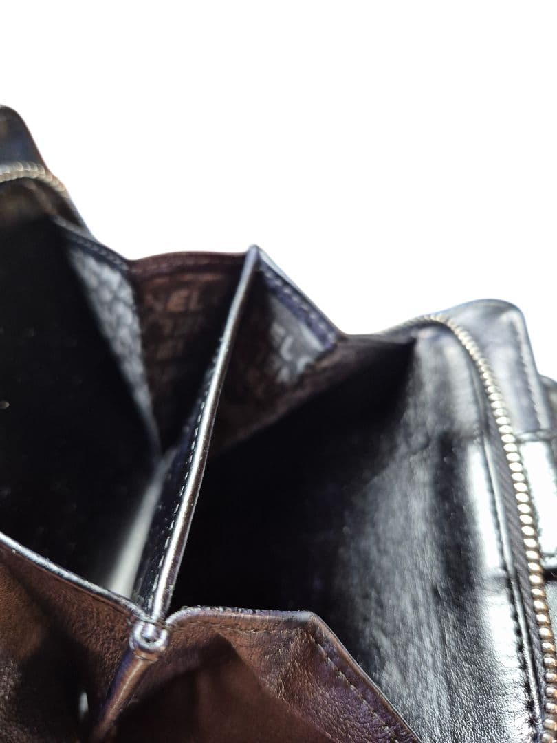 CHANEL　シャネル　ココマーク　二つ折り財布　ブラック