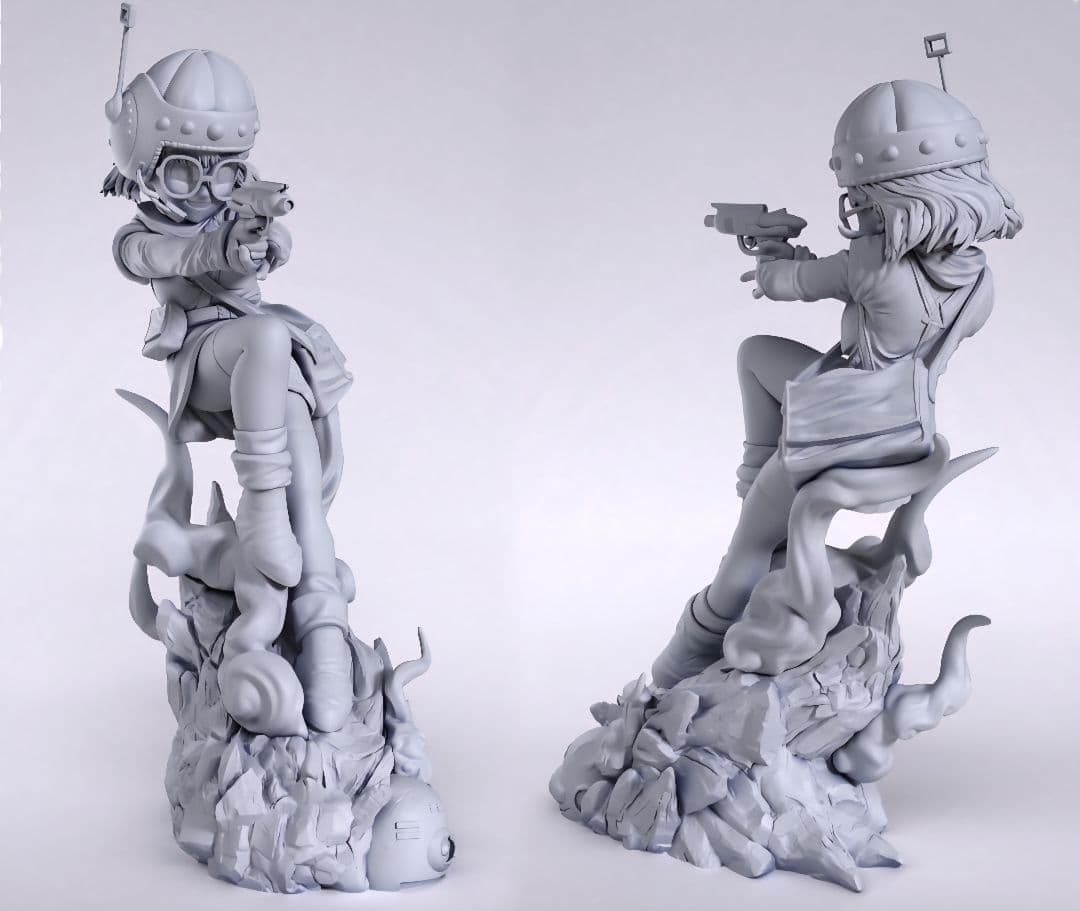 ルッカ クロノ・トリガー 1/10 未塗装未組立 フィギュア ガレージキット