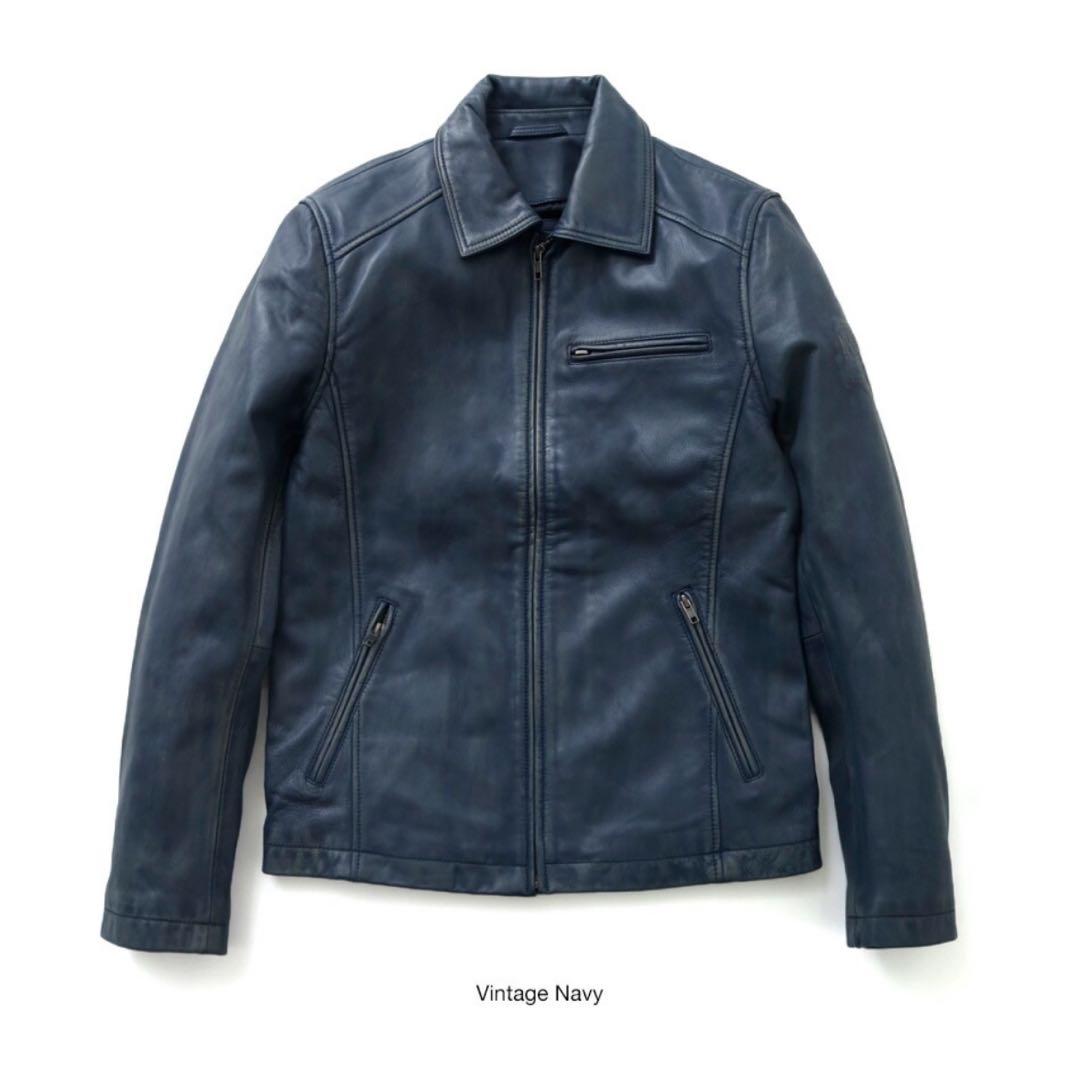 HEATH INDUSTRIAL 革ジャン ライダースジャケット 羊革