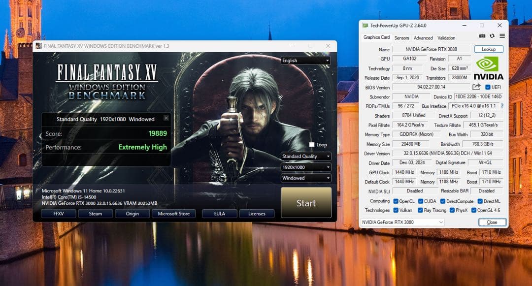 Gigabyte RTX 3080 20GB vision AI用