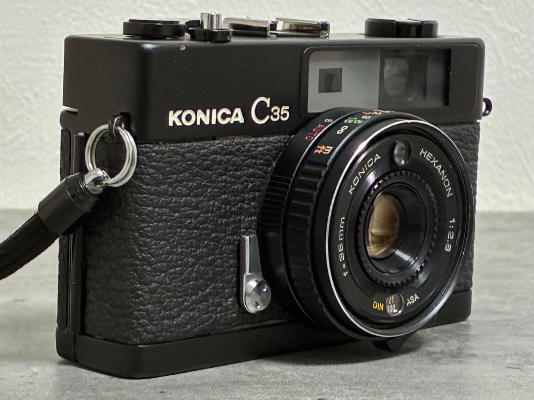 ⭐️希少⭐️ コニカ KONICA C35 ブラック フィルムカメラ 動作確認済
