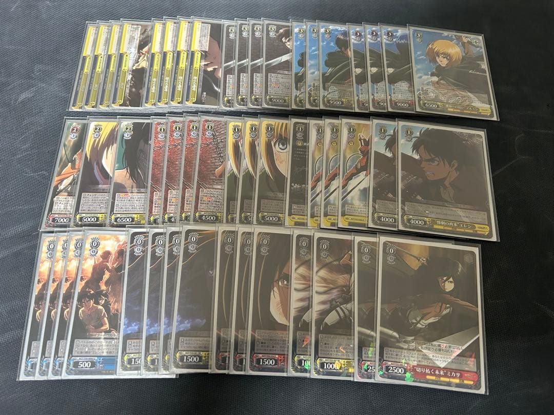 ヴァイスシュヴァルツ　進撃の巨人　8風　デッキ　パーツ付き