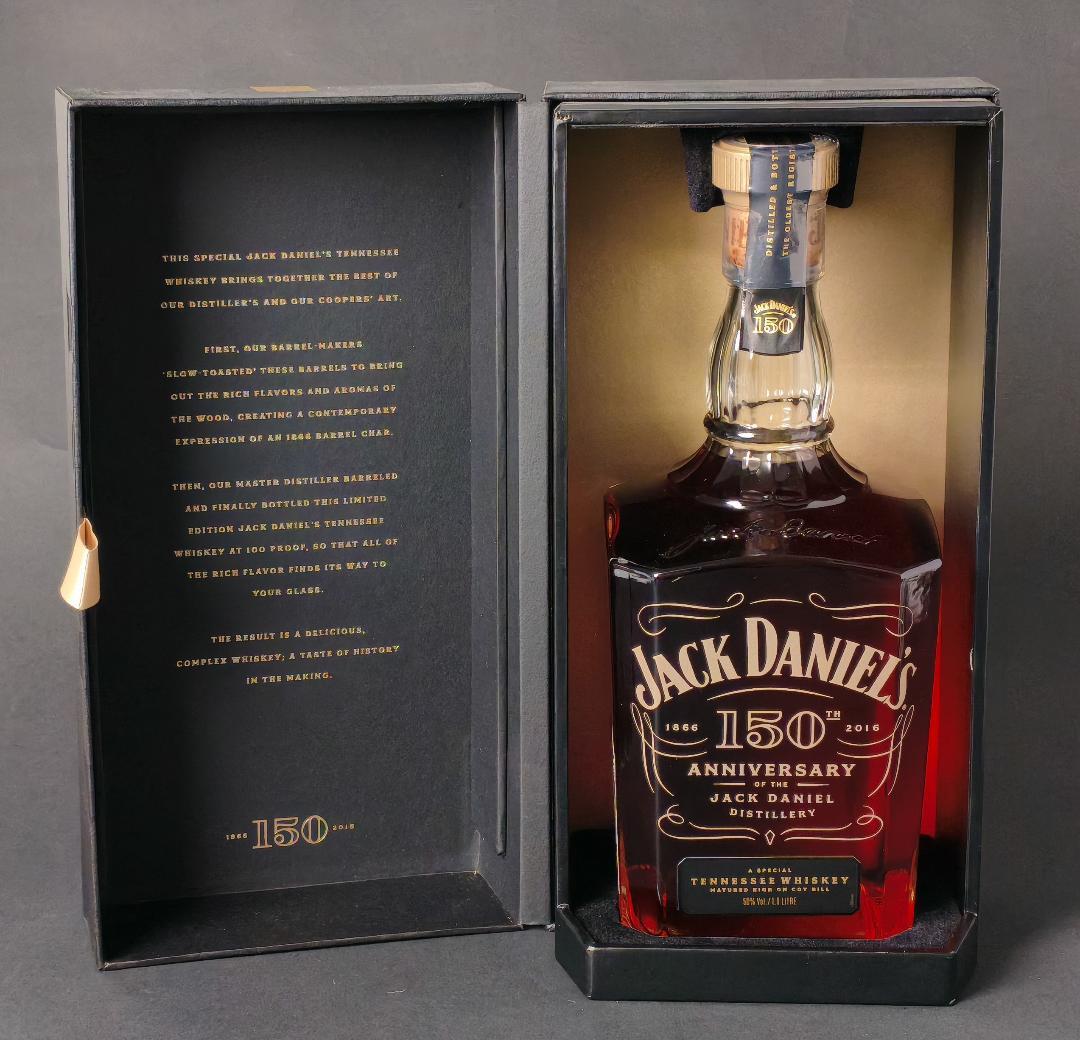 ジャックダニエル 150周年記念ボトル ウイスキー 1000ml 50％