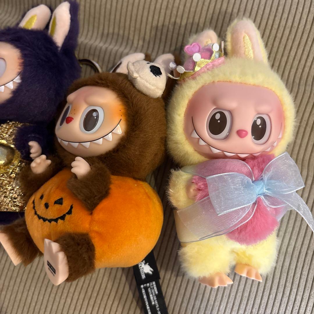 labubu ぬいぐるみ　3点セット